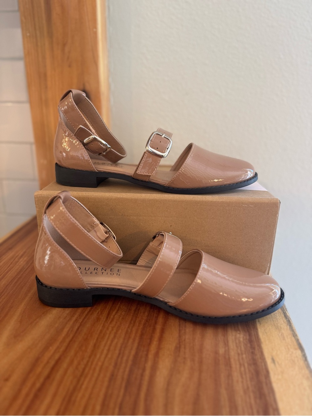 Journee Collection - Constance Mary Jane Loafer - Size 7.5 - Tan - NWT - Picture 4 of 6